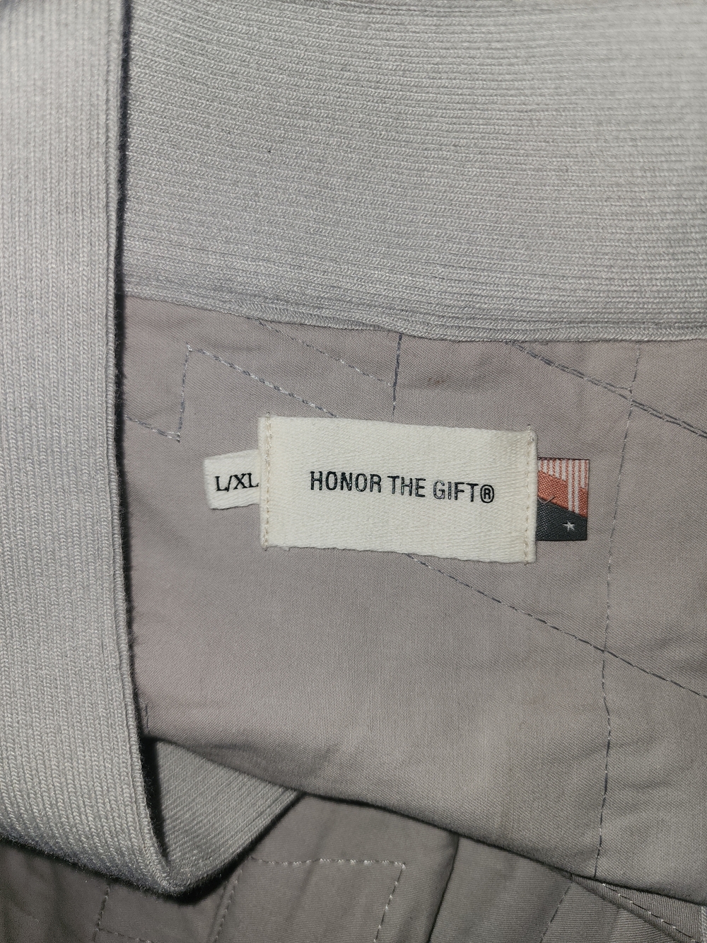 Honor The Gift L/XL Light Gray Paratrooper Overcoat